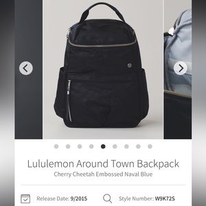 Lululemon Around The Town Backpack
